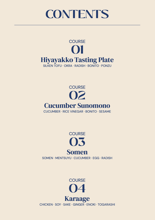 SHUN Cookbook - Summer Vol. 1 (Beginner)